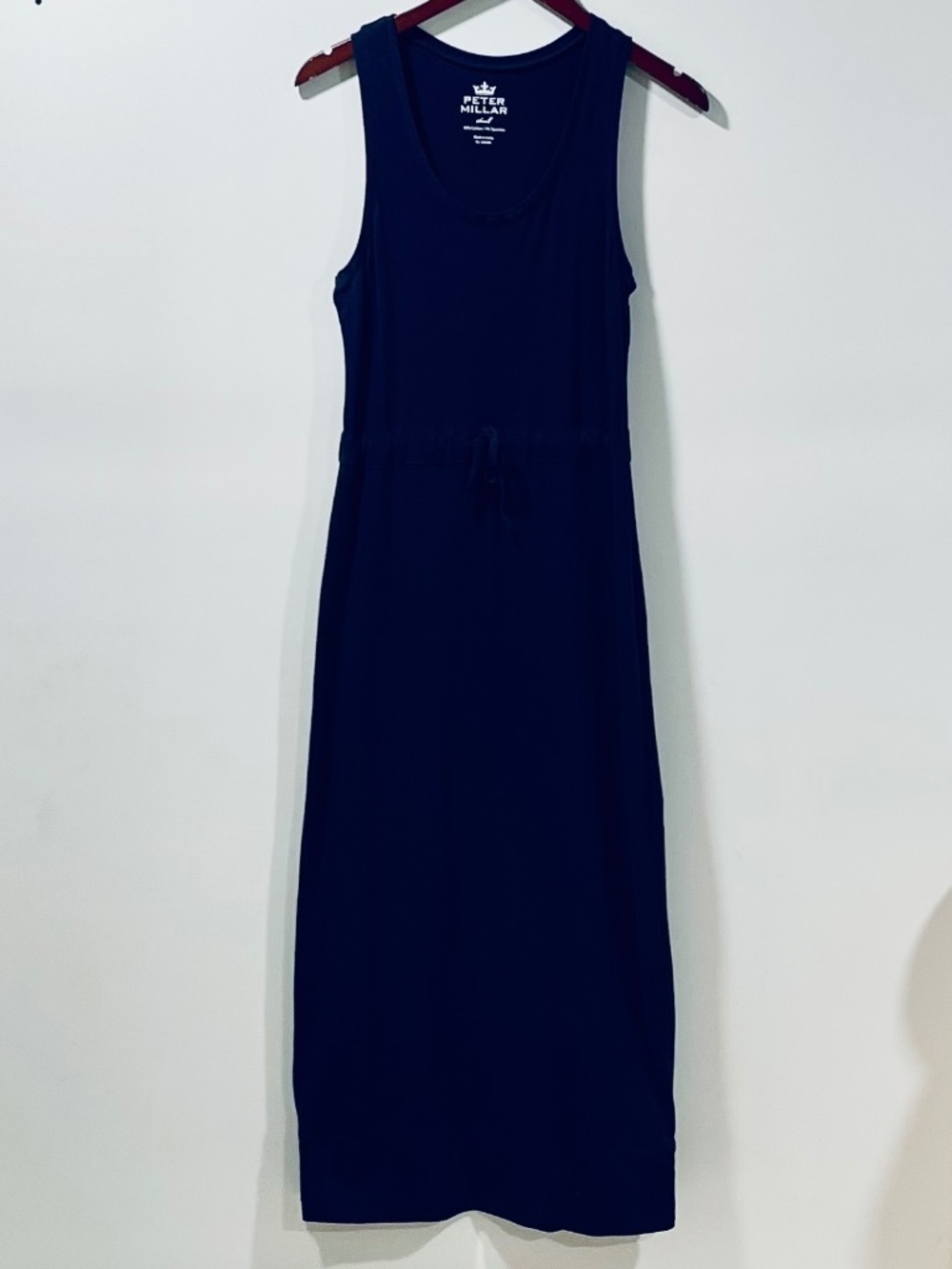 Peter Millar Navy Sleeveless Maxi Dress Resort Travel Casual Small